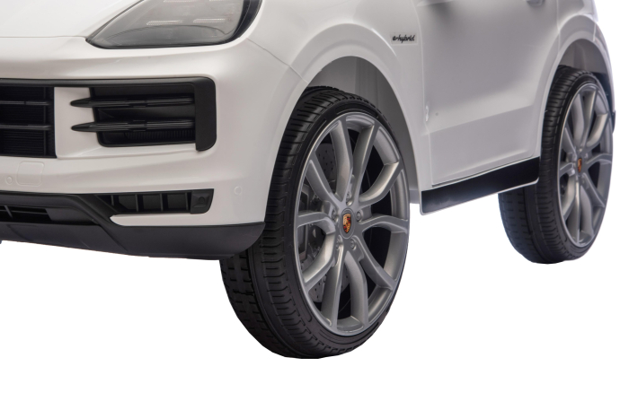 Masinuta electrica Premier Porsche Cayenne E-Hybrid Coupe, 12V, scaun piele ecologica, alb [22]