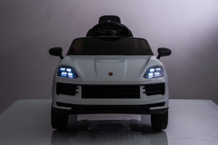 Masinuta electrica Premier Porsche Cayenne E-Hybrid Coupe, 12V, scaun piele ecologica, alb [3]