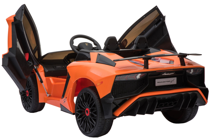 Masinuta electrica Premier Lamborghini Aventador ST, 12V, portocaliu [10]