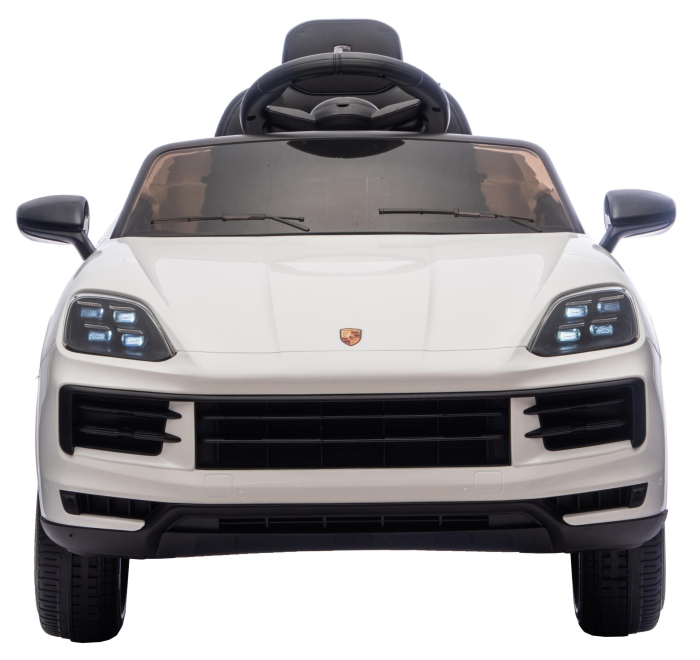 Masinuta electrica Premier Porsche Cayenne E-Hybrid Coupe, 12V, scaun piele ecologica, alb [2]