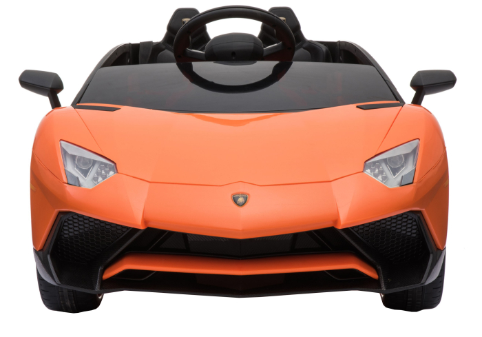 Masinuta electrica Premier Lamborghini Aventador ST, 12V, portocaliu [2]