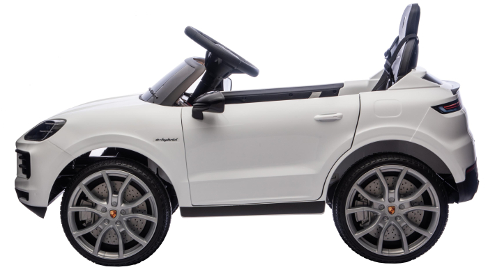 Masinuta electrica Premier Porsche Cayenne E-Hybrid Coupe, 12V, scaun piele ecologica, alb [9]