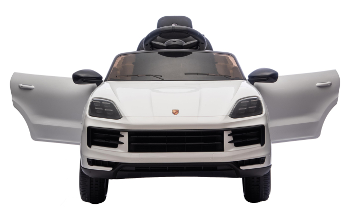 Masinuta electrica Premier Porsche Cayenne E-Hybrid Coupe, 12V, scaun piele ecologica, alb [16]