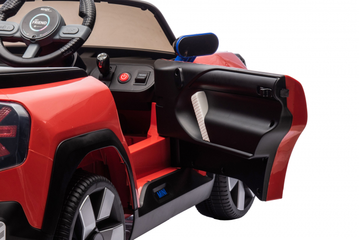 Masinuta electrica Premier Mini Concept Aceman, 12V, roti cauciuc EVA, scaun piele ecologica, rosu [16]