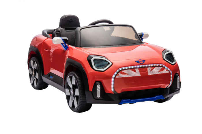 Masinuta electrica Premier Mini Concept Aceman, 12V, roti cauciuc EVA, scaun piele ecologica, rosu [12]