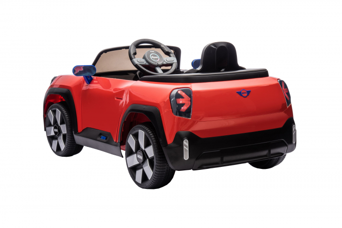 Masinuta electrica Premier Mini Concept Aceman, 12V, roti cauciuc EVA, scaun piele ecologica, rosu [8]