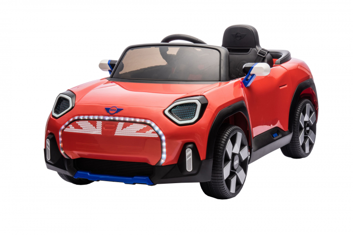 Masinuta electrica Premier Mini Concept Aceman, 12V, roti cauciuc EVA, scaun piele ecologica, rosu [6]