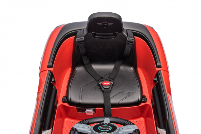 Masinuta electrica Premier Mini Concept Aceman, 12V, roti cauciuc EVA, scaun piele ecologica, rosu [24]