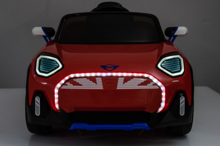 Masinuta electrica Premier Mini Concept Aceman, 12V, roti cauciuc EVA, scaun piele ecologica, rosu [35]