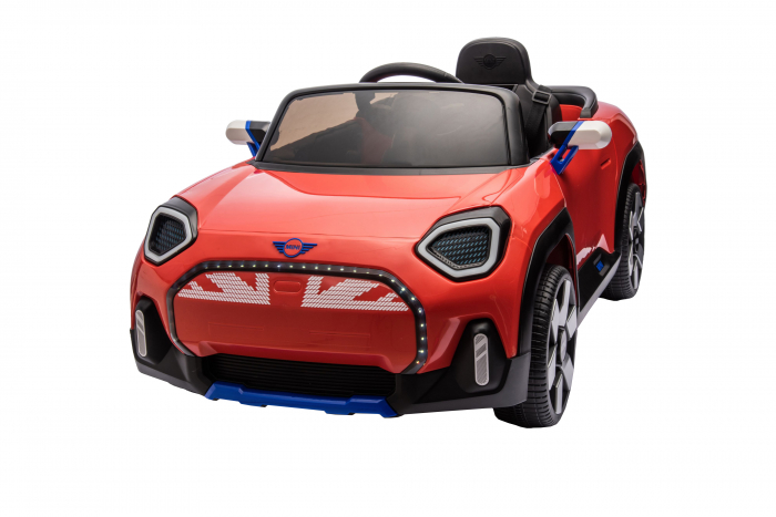 Masinuta electrica Premier Mini Concept Aceman, 12V, roti cauciuc EVA, scaun piele ecologica, rosu [21]