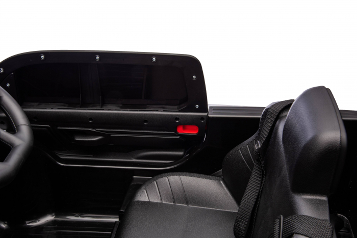 Masinuta electrica Premier RAM 1500 RHO Politie, 12V, roti cauciuc EVA, scaun piele ecologica, negru [20]