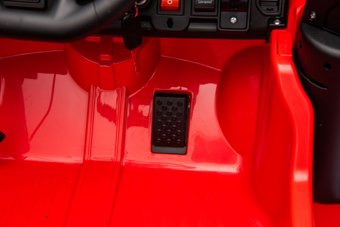 Masinuta electrica Premier RAM 1500 RHO Pompieri, 12V, roti cauciuc EVA, scaun piele ecologica, rosu [23]