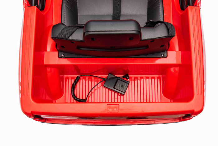 Masinuta electrica Premier RAM 1500 RHO Pompieri, 12V, roti cauciuc EVA, scaun piele ecologica, rosu [28]