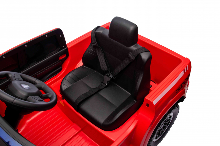 Masinuta electrica Premier RAM 1500 RHO Pompieri, 12V, roti cauciuc EVA, scaun piele ecologica, rosu [33]