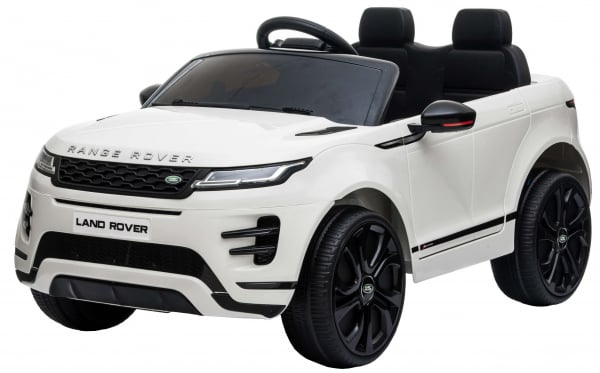 Masinuta electrica Premier Range Rover Evoque, 12V, roti cauciuc EVA, scaun piele ecologica, alb [4]