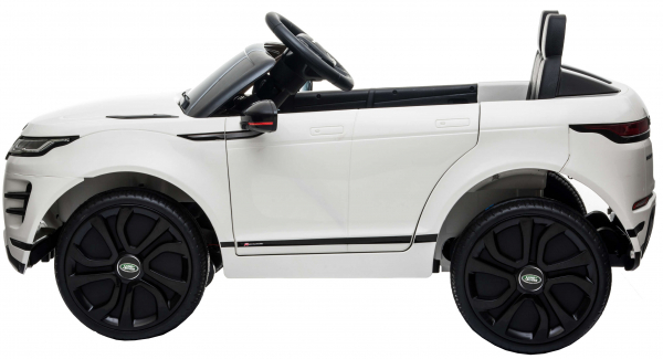 Masinuta electrica Premier Range Rover Evoque, 12V, roti cauciuc EVA, scaun piele ecologica, alb [5]