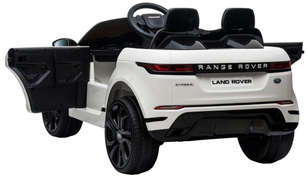 Masinuta electrica Premier Range Rover Evoque, 12V, roti cauciuc EVA, scaun piele ecologica, alb [12]