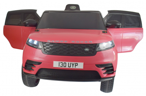 Masinuta electrica Premier Range Rover Velar, 12V, roti cauciuc EVA, scaun piele ecologica, roz [2]