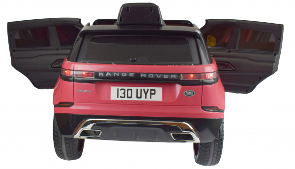 Masinuta electrica Premier Range Rover Velar, 12V, roti cauciuc EVA, scaun piele ecologica, roz [5]