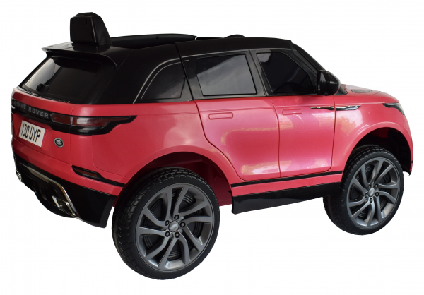 Masinuta electrica Premier Range Rover Velar, 12V, roti cauciuc EVA, scaun piele ecologica, roz [15]