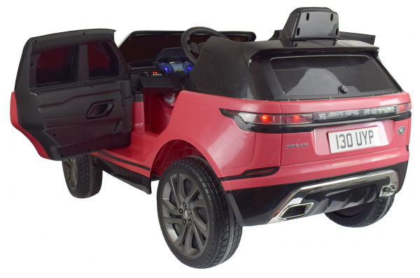 Masinuta electrica Premier Range Rover Velar, 12V, roti cauciuc EVA, scaun piele ecologica, roz [4]