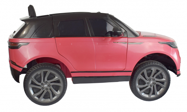 Masinuta electrica Premier Range Rover Velar, 12V, roti cauciuc EVA, scaun piele ecologica, roz [10]