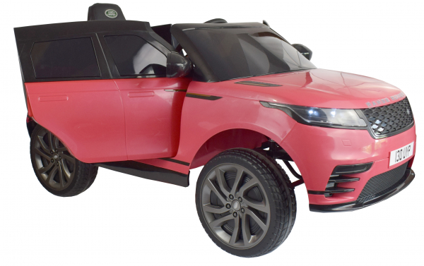 Masinuta electrica Premier Range Rover Velar, 12V, roti cauciuc EVA, scaun piele ecologica, roz [7]