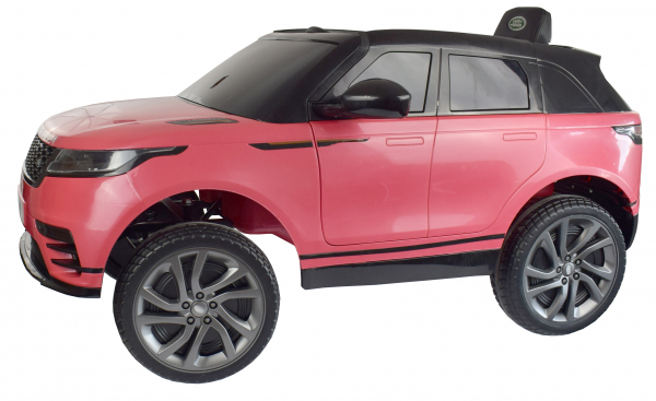 Masinuta electrica Premier Range Rover Velar, 12V, roti cauciuc EVA, scaun piele ecologica, roz [13]