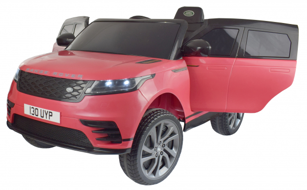 Masinuta electrica Premier Range Rover Velar, 12V, roti cauciuc EVA, scaun piele ecologica, roz [8]