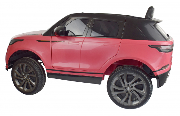 Masinuta electrica Premier Range Rover Velar, 12V, roti cauciuc EVA, scaun piele ecologica, roz [14]