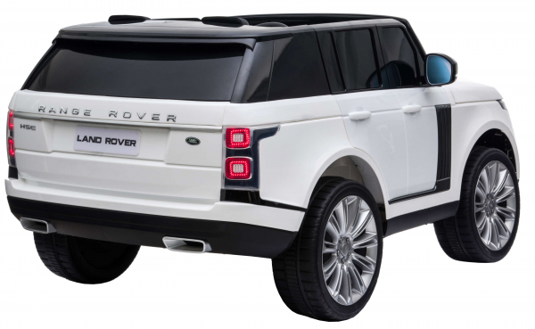 Masinuta electrica Premier Range Rover Vogue HSE, 12V, 2 locuri, roti cauciuc EVA, scaun piele ecologica, alb [7]