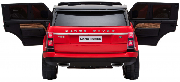 Masinuta electrica Premier Range Rover Vogue HSE, 12V, 2 locuri, roti cauciuc EVA, scaun piele ecologica, rosu [11]