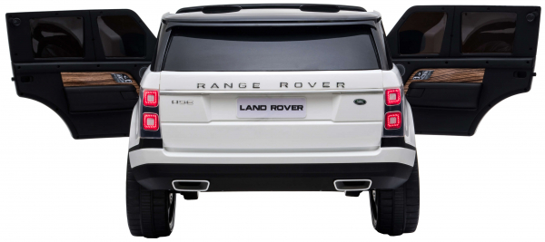 Masinuta electrica Premier Range Rover Vogue HSE, 12V, 2 locuri, roti cauciuc EVA, scaun piele ecologica, alb [14]