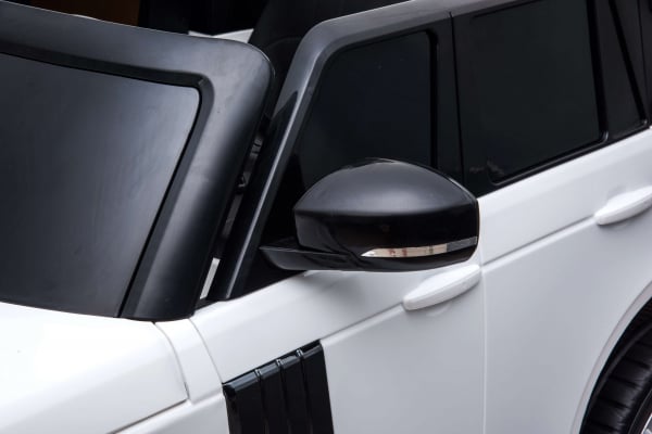 Masinuta electrica Premier Range Rover Vogue HSE, 12V, 2 locuri, roti cauciuc EVA, scaun piele ecologica, alb [25]