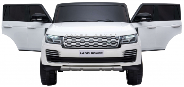 Masinuta electrica Premier Range Rover Vogue HSE, 12V, 2 locuri, roti cauciuc EVA, scaun piele ecologica, alb [10]