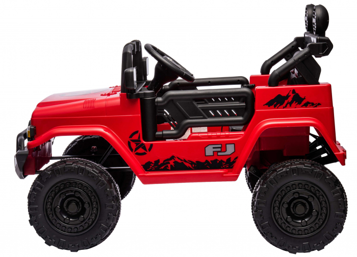 Masinuta electrica Premier Toyota FJ Cruiser, 12V, roti cauciuc EVA, scaun piele ecologica, rosu [5]