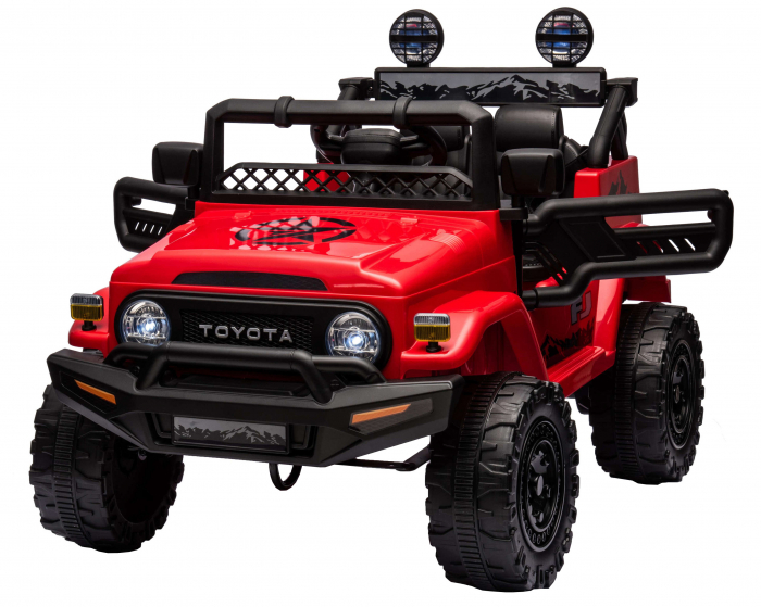 Masinuta electrica Premier Toyota FJ Cruiser, 12V, roti cauciuc EVA, scaun piele ecologica, rosu [11]