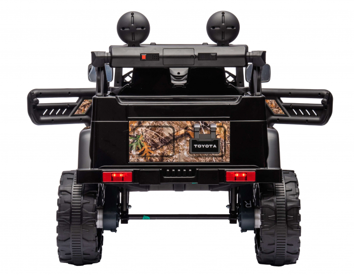 Masinuta electrica Premier Toyota FJ Cruiser, 12V, roti cauciuc EVA, scaun piele ecologica, negru (Forest) [12]