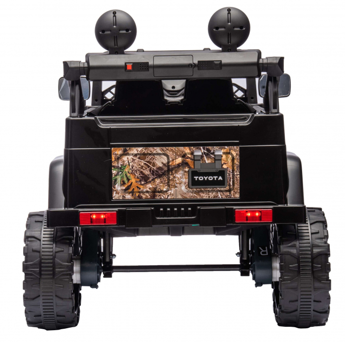 Masinuta electrica Premier Toyota FJ Cruiser, 12V, roti cauciuc EVA, scaun piele ecologica, negru (Forest) [7]