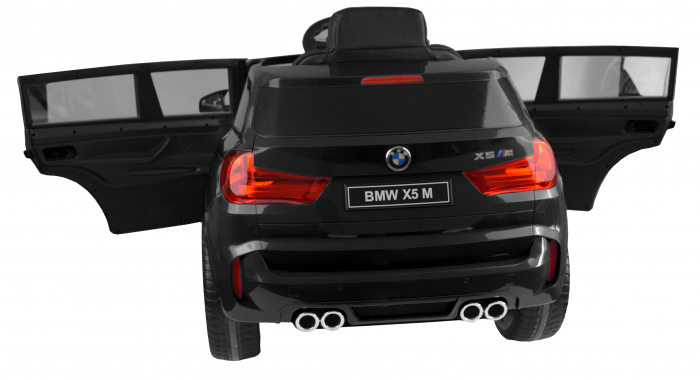 Masinuta electrica SUV Premier BMW X5M, 12V, roti cauciuc EVA, scaun piele ecologica, negru [13]