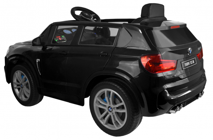 Masinuta electrica SUV Premier BMW X5M, 12V, roti cauciuc EVA, scaun piele ecologica, negru [7]