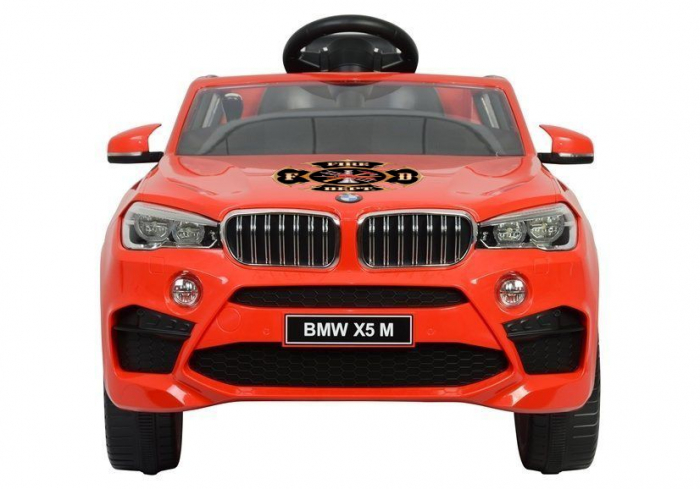 MMasinuta electrica Premier BMW X5M Fire Rescue, 12V, roti cauciuc EVA, scaun piele ecologica, rosu [6]