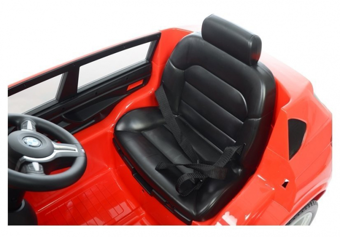 MMasinuta electrica Premier BMW X5M Fire Rescue, 12V, roti cauciuc EVA, scaun piele ecologica, rosu [4]