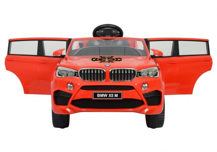 MMasinuta electrica Premier BMW X5M Fire Rescue, 12V, roti cauciuc EVA, scaun piele ecologica, rosu [5]