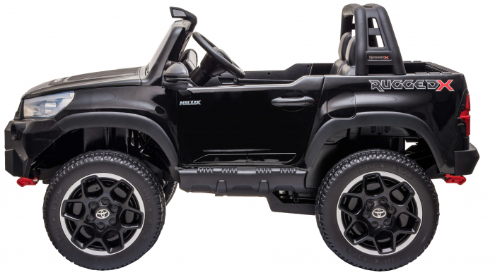 Masinuta electrica SUV Premier Toyota Grand Hilux, 12V, 4x4, roti cauciuc EVA, scaun piele ecologica, negru [4]