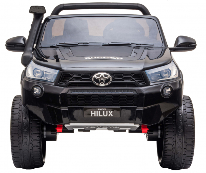 Masinuta electrica SUV Premier Toyota Grand Hilux, 12V, 4x4, roti cauciuc EVA, scaun piele ecologica, negru [3]