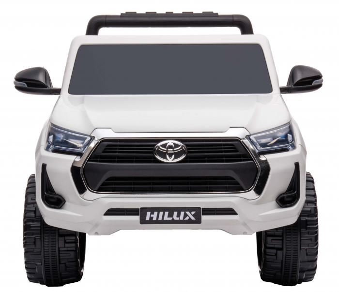 Masinuta electrica SUV Premier Toyota Hilux, 12V, 4x4, roti cauciuc EVA, scaun piele ecologica, alb [2]