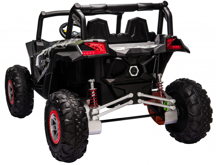 Masinuta electrica UTV Premier Dune, 24V, roti cauciuc EVA, 2 locuri, scaun piele ecologica, camuflaj [6]