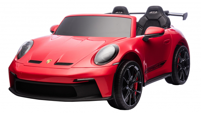 Masinuta electrica 4x4 Premier Porsche 911 GT3, 12V, 2 copii, roti cauciuc EVA, scaun piele ecologica, rosu [5]