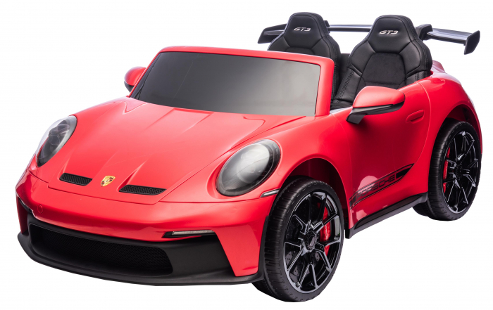 Masinuta electrica 4x4 Premier Porsche 911 GT3, 12V, 2 copii, roti cauciuc EVA, scaun piele ecologica, rosu [17]